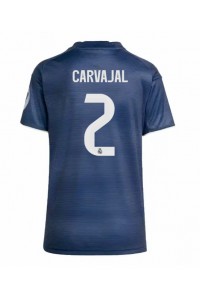 Fotbalové Dres Real Madrid Daniel Carvajal #2 Dámské Venkovní Oblečení 2025-26 Krátký Rukáv